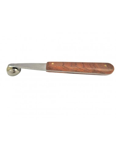 ROUND VEGETABLE SPOON (BALLER) - ROSEWOOD HANDLE - PURCHASE OF