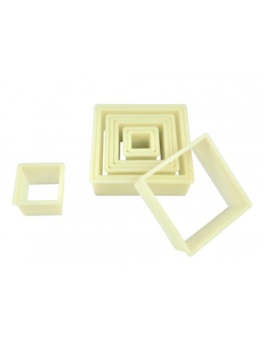 BOX OF 9 PLAIN SQUARE CUTTERS - POLYGLASS