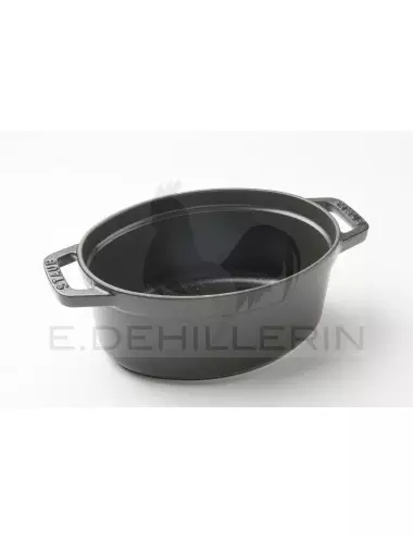 Staub Oval Baking Dish 37 Black