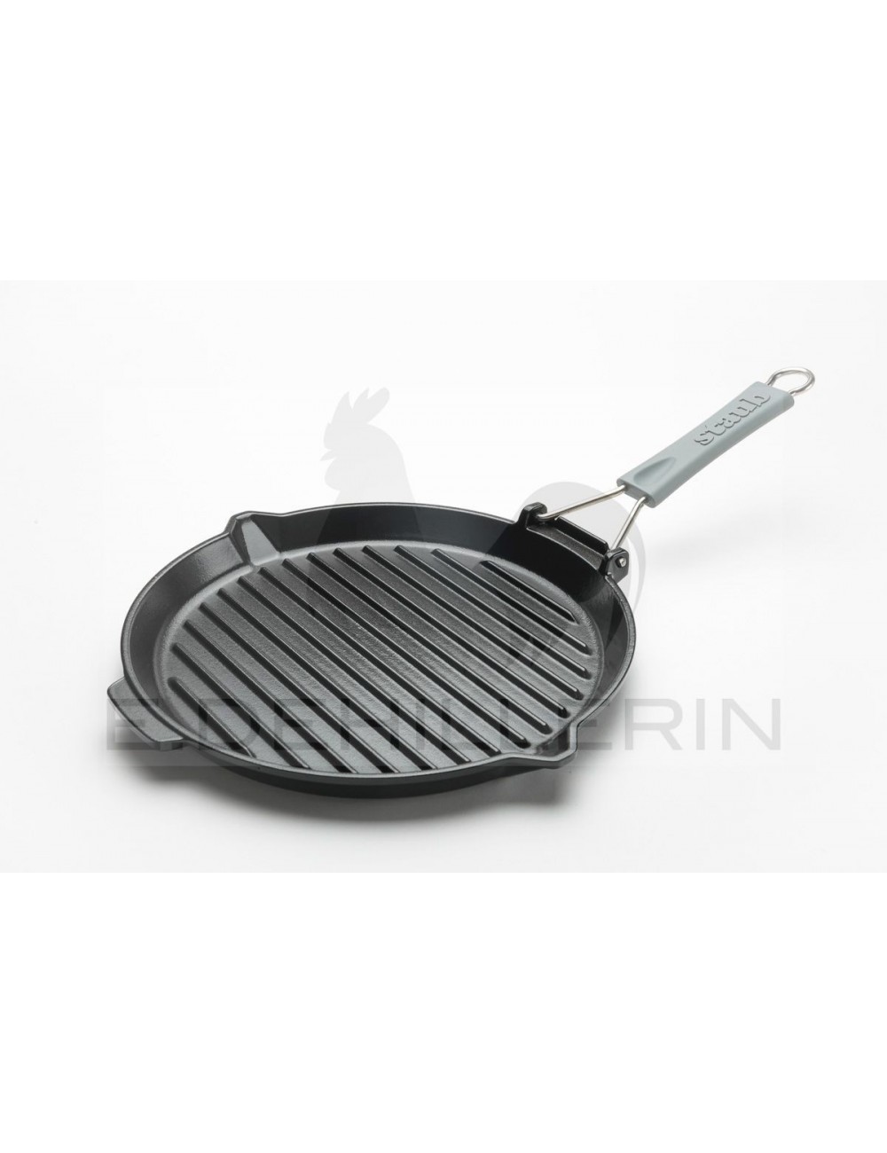 Round Cast Iron Grill Pan | Lodge Cast Iron