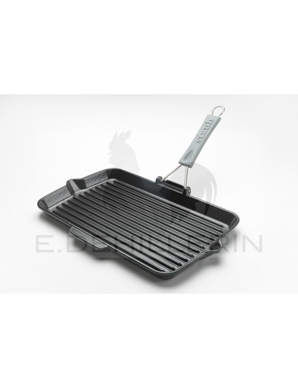 RECTANGULAR GRILL IN CAST IRON 34 X STAUB-COOKING