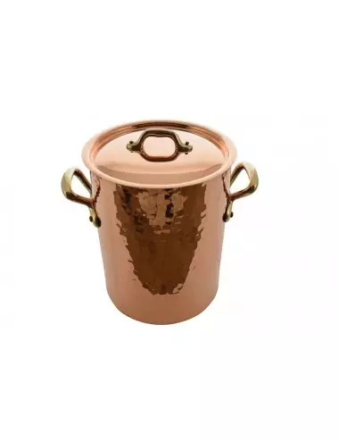 Hammered COPPER SOUP POT with lid