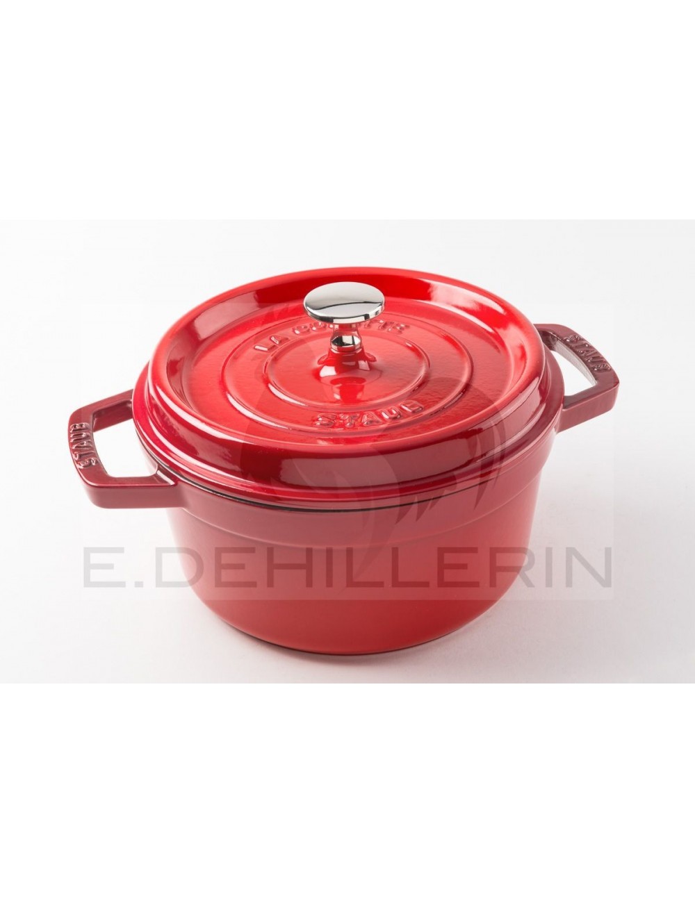 COCOTTE FONTE RONDE ROUGE - STAUB